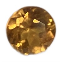 Genuine Round Cut 1.50ct Orange Sapphire