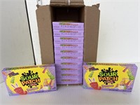 12 boxes of sour patch kids