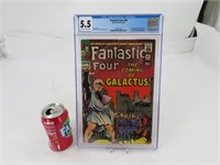 Fantastic Four #48 , comic book gradé CGC 5.5 ,