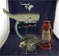 Dietz Lantern, Perpetual Motion Metal Whale, And