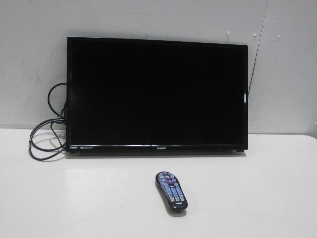 24" Philips Television W/Remote Works