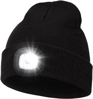 Gifts for Men Dad, LED Beanie Hat with Light,