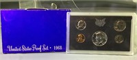 1968 US Proof coin set
