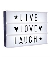 Live Love Laugh Light Box