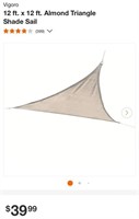 TRIANGLE SHADE SAIL (OPEN BOX)