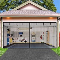 ROMUCHE Garage Door Screen for 2 Car 16x7ft Garage