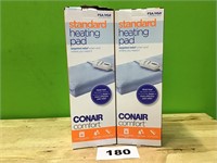 Conair Comfort Standard Heating Pad lot of 2