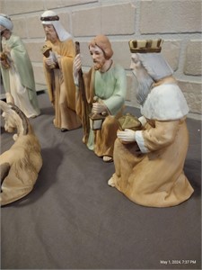 Homco Hone Interiors Christmas Nativity Scene
