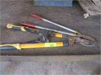 2 sets of loppers, PVC cutter