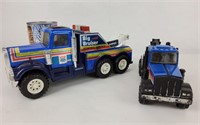 2 camions remorque Tonka & Buddy L Kenworth W-900