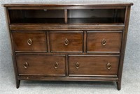 Havertys Five-Drawer Chest/Entertainment Cabinet