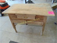 Wood possum belly cabinet base
