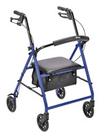 Folding Aluminum Rollator with Seat