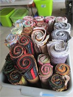 rolls of fat quarters