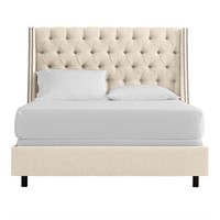 World Market King Bed Headboard and Footboard Only