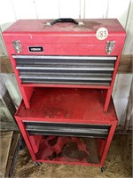 Homak Tool Box, and Roller Cabinet (Missing Door P