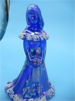 Fenton Carnival Glass Girl Figurine