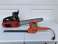 Craftsman Chain Saw/Black&Decker Hedge Trimmer