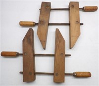 Pair of 12" Wood Clamps