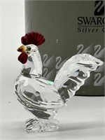 Swarovski Crystal Cockerel Rooster Figurine