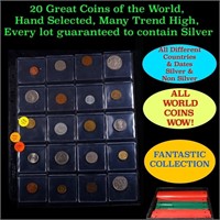 20 Great Coins of the World, hand selected, many t