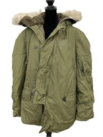 Military Winter Fur Lined Hood XL Coat