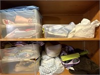 Contents of linen closet