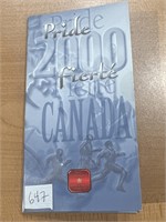 2000 Cdn $.25 Pride Canada on Display