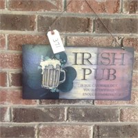 Irish pub sign