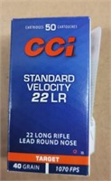 CCI STANDARD VELOCITY 22LR 50 ROUNDS