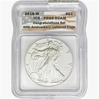 2016-W Silver Eagle ICG PR69 DCAM Ltrd Edge