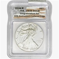 2016-W Silver Eagle ICG PR69 DCAM Ltrd Edge