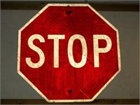 Stop Sign -- red and white