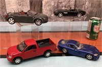 Ford F150, Viper, BMW & Audi diecast cars