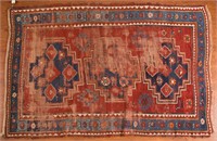 Antique Kazak rug, approx. 5.6 x 8.1