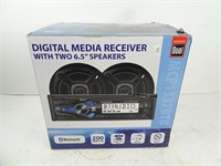 Marine Dual Digital Media Receiver with Two 6.5"