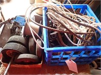 Poly Milk Crate, Cables, Rope, Spool Fish Line,