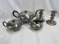 Lot of BIRKS Antique Silver Plated Serving ware
