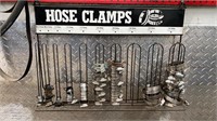 Hose clamp display w/hoses