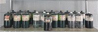 21 Pc Propane Camping Gas Cylinders - Full