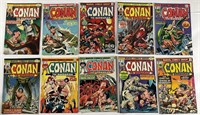 Giant 10 Issue Conan Barbarian Lot Nos.38-47