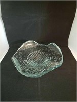 Mid century art glass bowl