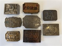 8 Assorted Belt Buckles