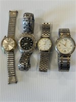 4 Mens Watches - 1 Band not attached