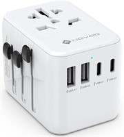 NOVOO 5-in-1 Universal Travel Adapter