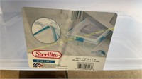 Sterilite 37 qt. Gasket Box, (Incomplete)