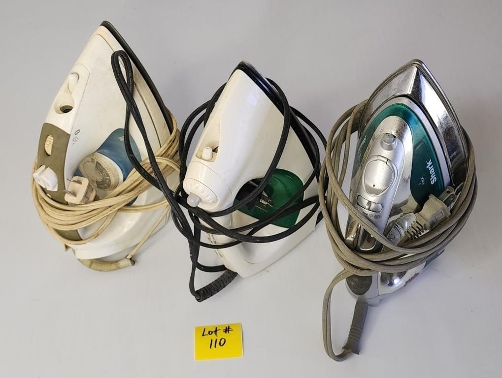 3 Electric Irons