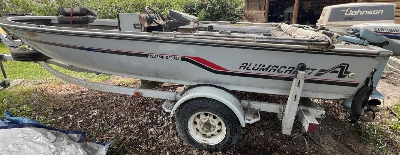 IN GREAT FALLS, MT - 1988 Alumacraft Fishing Boat