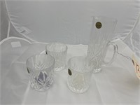 4 pcs French Crystal Glassware
