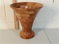1990 Buckeye turned wood vase